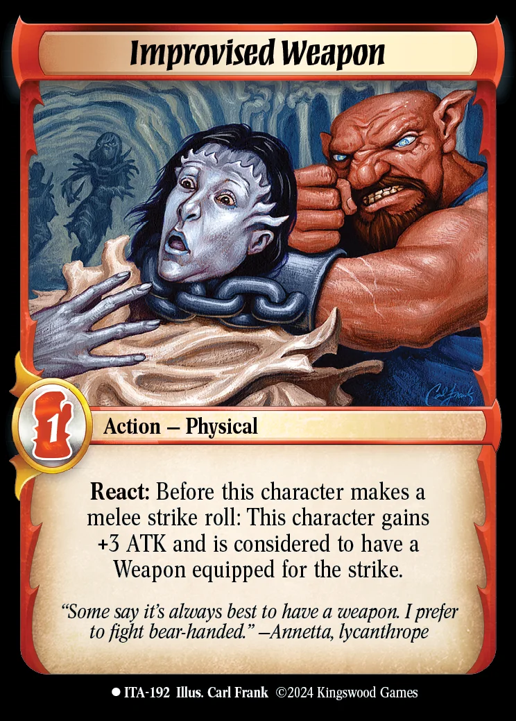 Improvised Weapon