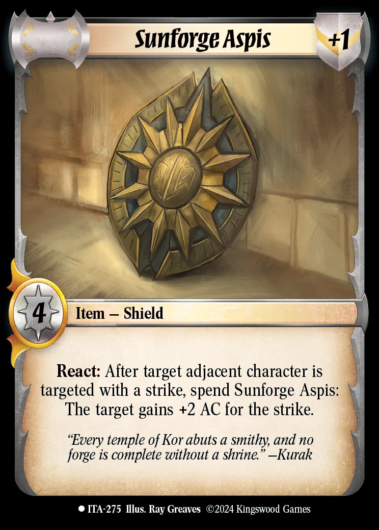 Sunforge Aspis