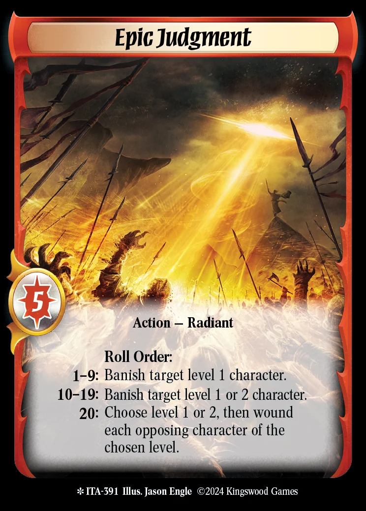 Epic Judgment (Extended Art)