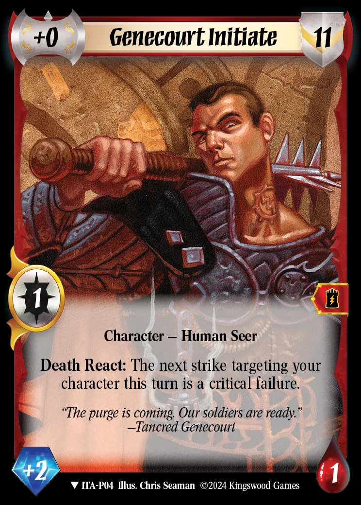 Genecourt Initiate (Promo)