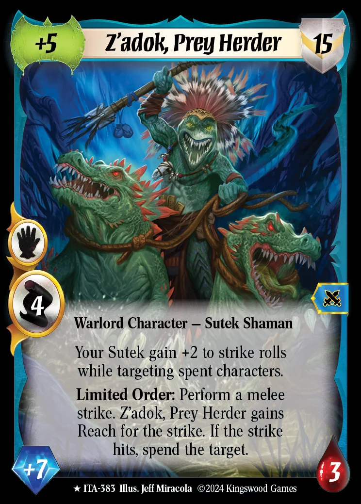Z'adok, Prey Herder (Extended Art)