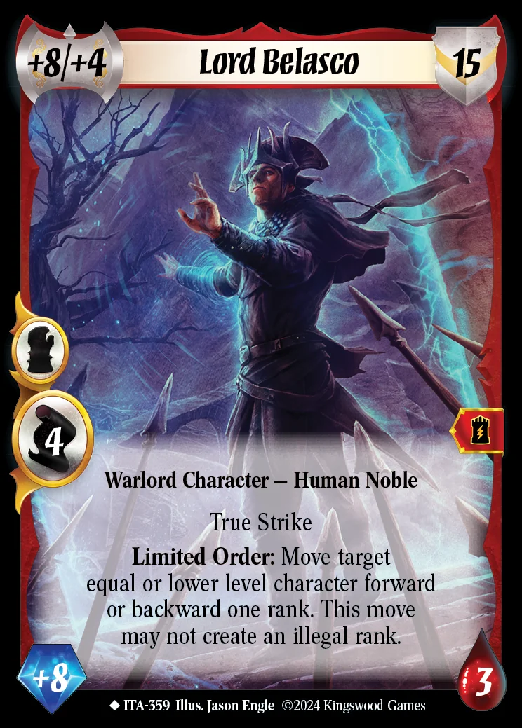 Lord Belasco (Extended Art)