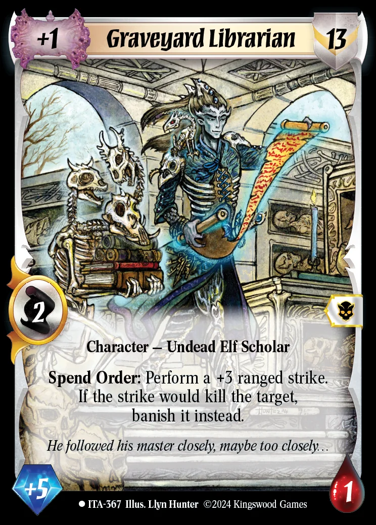 Graveyard Librarian (Extended Art)