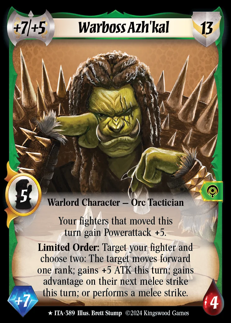 Warboss Azh'kal (Extended Art)