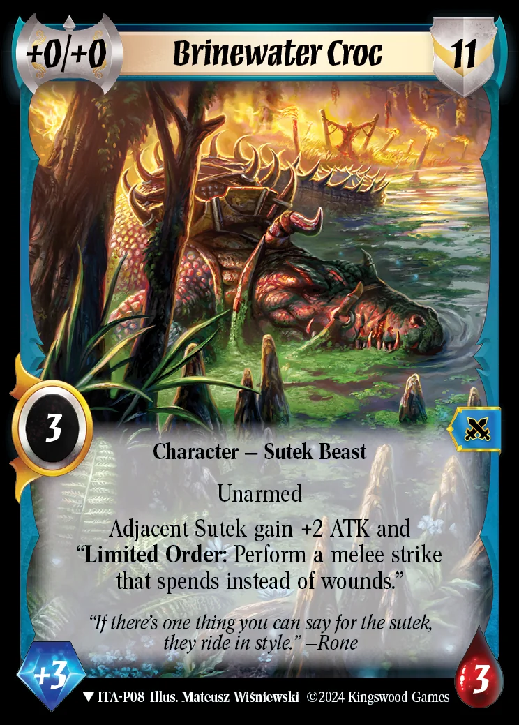Brinewater Croc (Promo)