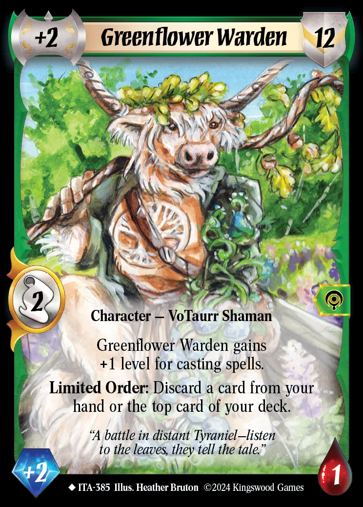 Greenflower Warden (Extended Art)