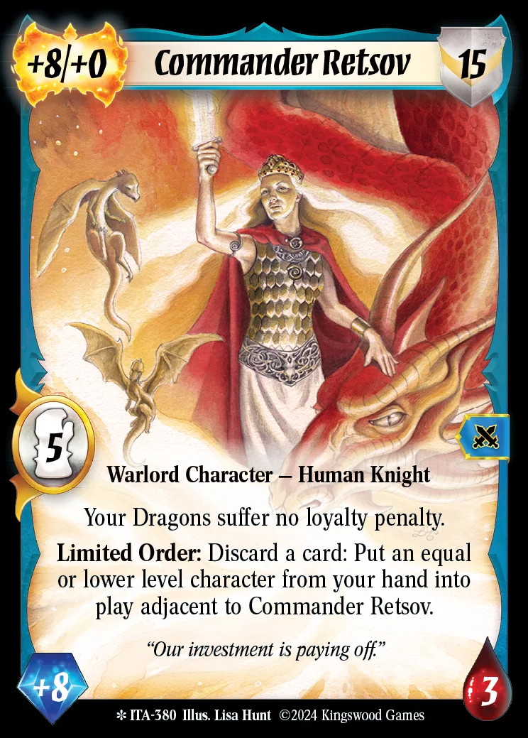 Commander Retsov (Extended Art)